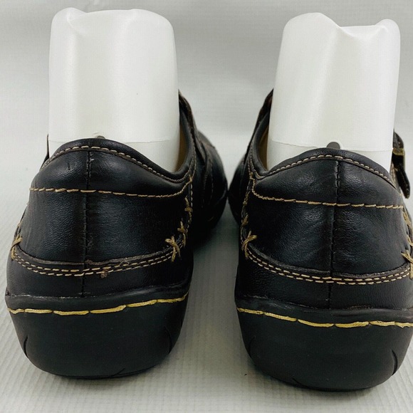 Womens 7.5M Naturalizer Pursue Oxford Dark Brown Leather Slip On Shoe N5 Comfort - Picture 5 of 10